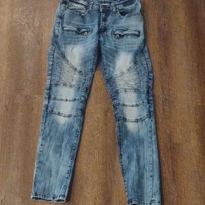 Versace 1969 Womens 28x30 Abbigliamento Sportivo Distressed Stretch Skinny Jeans